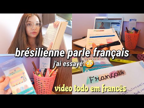 falando francês: studyvlog (com legendas)