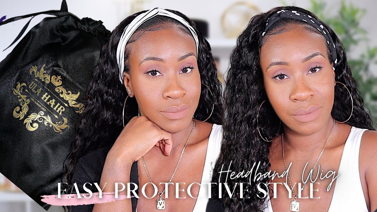 I’m SOLD! OMGsh | Deep Wave Glueless Headband Wig Ft. ULAHAIR | Relaxed Hair