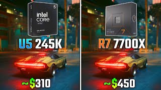 INTEL ULTRA 5 245K vs RYZEN 7 7700X | Test in 6 Games