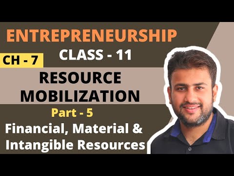 Resource Mobilization | Class 11 | Entrepreneurship | Chapter 7 | Part 5 | Type of Resources