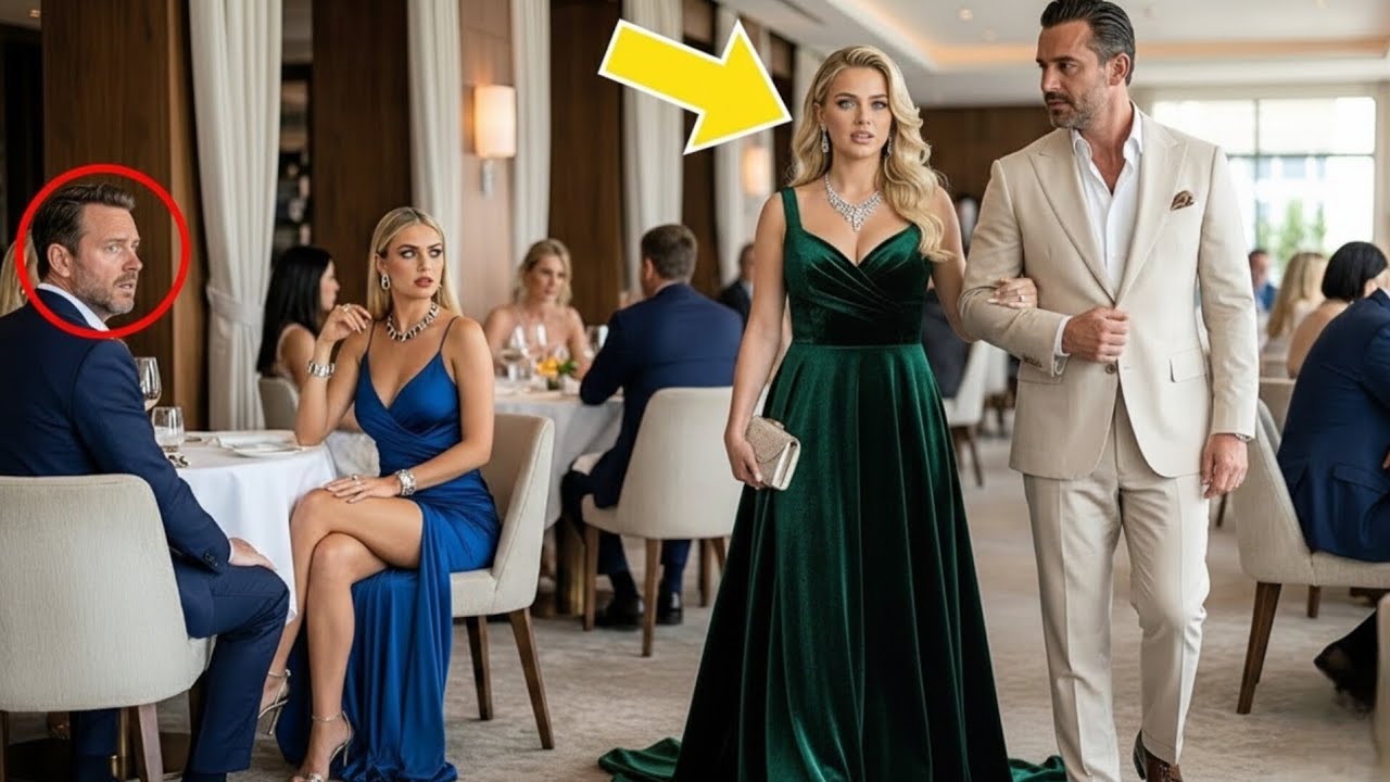 Er lachte beim Dinner – bis er sie sah: schwanger, unantastbar