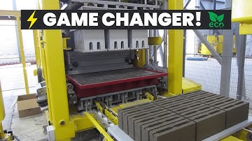 Fully Electromechanical Concrete Block Machine | Replacing Hydraulic with High-Efficiency Automation