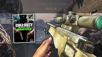 I HIT MY FIRST TRICKSHOT ON BLACK OPS 1 REMASTERED! (BO1 Rekt w/ 10 KILLCAMS!)