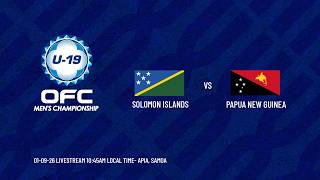 LIVE | OFC U-19 Men's Championship 2026  | Solomon Islands vs Papua New Guinea screenshot 3