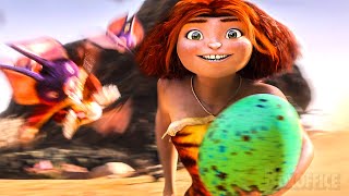 La Escena De Fútbol Americano Prehistórica Los Croods Clip En Español 4K