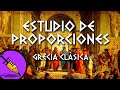 ESTUDIO DE PROPORCIÓN de la figura humana (Grecia clásica)