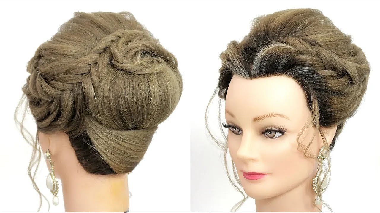 Элегантная прическа с косами для длинных волос | Свадебная прическа