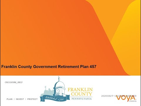Voya Financial Advisors enrollment of the Franklin County Govt 457 Deferred Compensation Plan