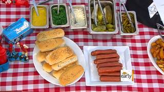 Chicago style super hot dogs