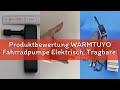 Produktbewertung WARMTUYO Fahrradpumpe Elektrisch, Tragbare Elektrische Luftpumpe 120 PSI Mini Fahrr