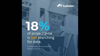 18% of project time is spent searching for data.