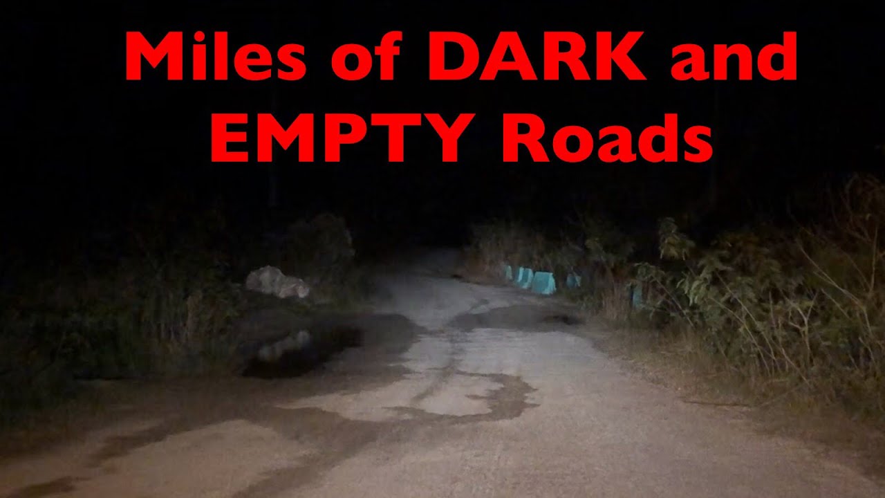Chased Through A Maze of Empty Roads at Night
