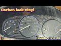 How to install 4D Carbon vinyl. #carbon #honda #howto #handmade #diy