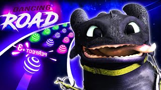 How To Train Your Dragon | Dancing Road VS Tiles Hop EDM Rush *BEST* screenshot 2