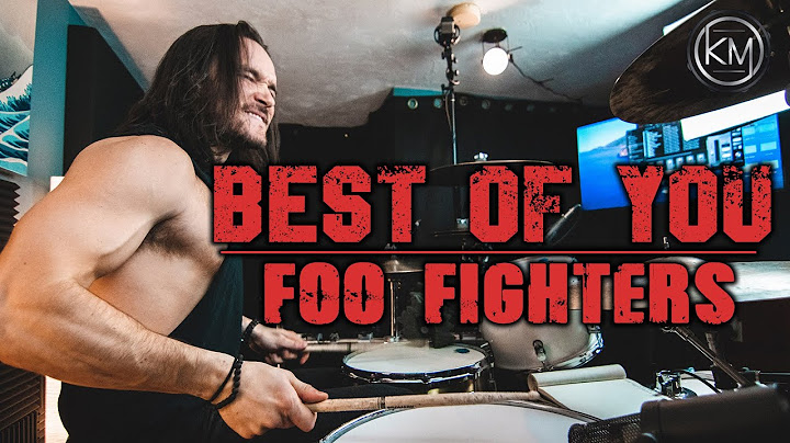 Best of You Drums version - Drums performance video thumbnail