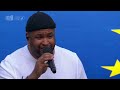 Vasco José Mano sings national anthem at ELF Championship Game