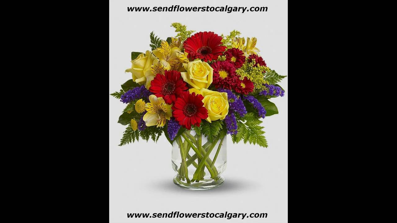 Send flowers from Ireland to Calgary Alberta Canada