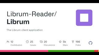 GitHub - Librum-Reader/Librum: The Librum client application