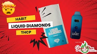 🔥💨 Blue Lights Liquid Diamonds THCP Vape Review | 💎 Habit’s Most Potent Pen Yet! 🚀😮