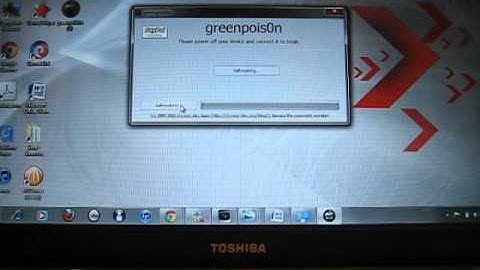 How To Jailbreak Firmware 4.1 for iPod Touch 4g,3g,2g and Iphone 4/3gs -Greenpois0n-