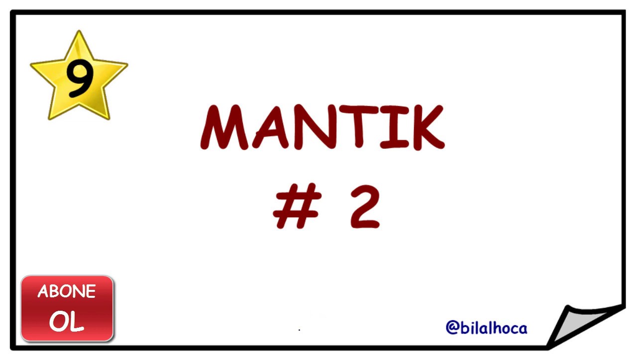 mantik en sade sekle getirme sorulari 1 9 sinif mantik tyt ayt matematik youtube