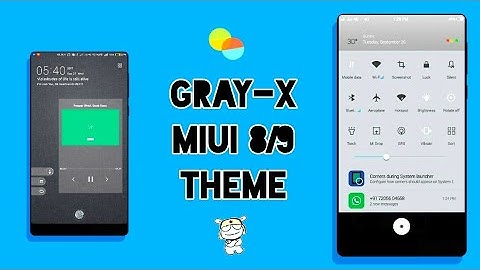 MIUI 8/MIUI 9 Third Party Theme - Gray-X | Not available in Theme Store | Sep 2017!
