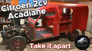 Citroen 2CV Acadiane EP.2 Take it apart