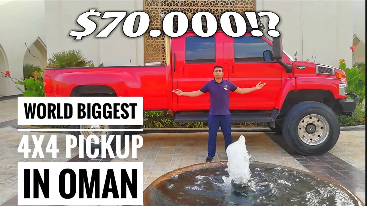 First Time Seeing Such a Huge 4x4 Pickup Truck! 😳