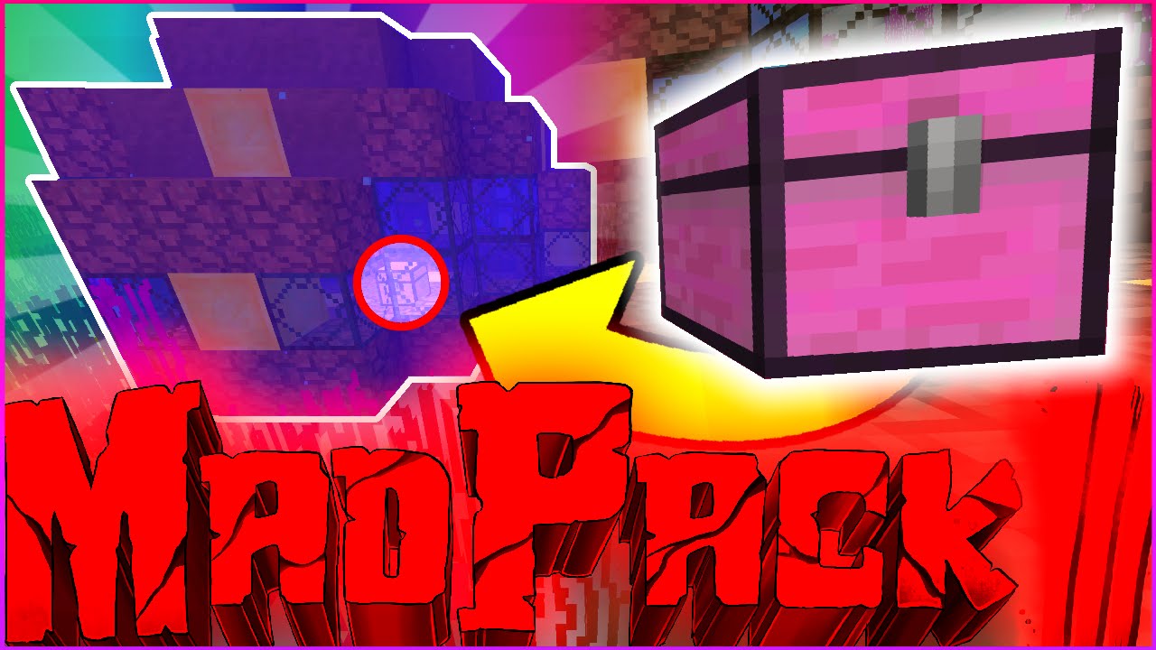 SECRET UNDERWATER LOOT CHEST! Minecraft MAD PACK 3 SMP Episode 9