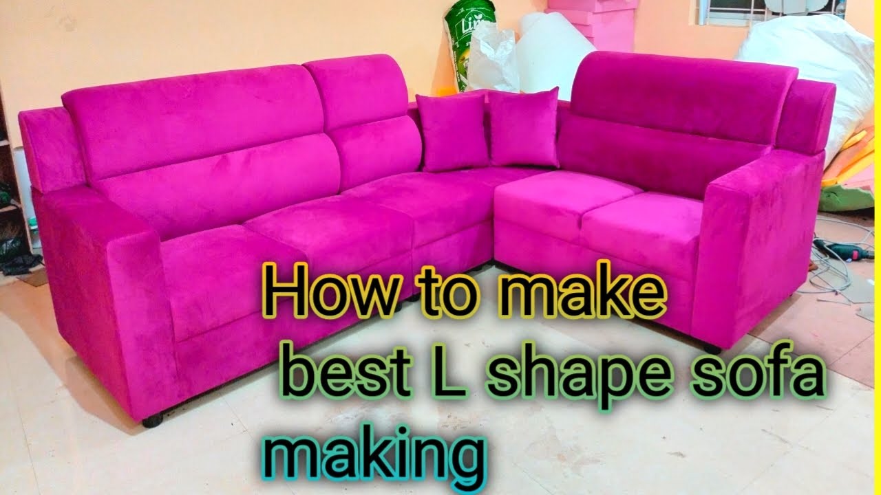 how to making corner sofa /corner sofa kaise banaye / A S FURNITURE