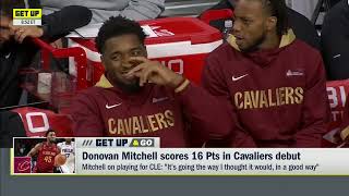Donovan Mitchell's Cavaliers debut, LeBron drops 23 \& Draymond Green punches Jordan Poole | Get Up