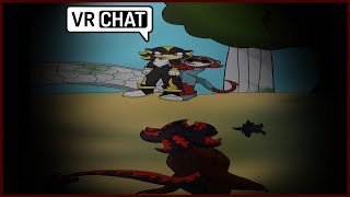 ANDROID SHADOW VS RIFLE IN VR CHAT!
