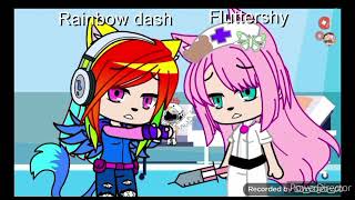 Fluttershy As A Nurse Gacha Giant