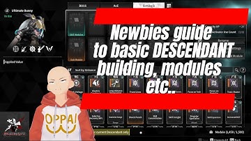 Building your character for newbies.. Sockets, modules etc.. [THE FIRST DESCENDANT]