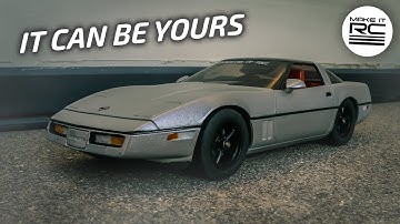 The Last Drive: Cruising Around with the 1/25 Scale RC 1985 C4 Corvette Before Selling