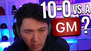 Eric tries to 10-0 a GM in Blitz