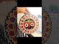 Jay Jagannath 🙏🥹#JagannathArt#LippanArt#MandalaArt#WallDecor#IndianArt#MudMirrorArt#PuriJagannath