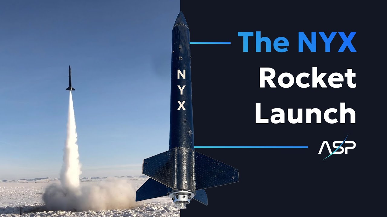 Launching Apogee Space Program's first Rocket (NYX) - YouTube