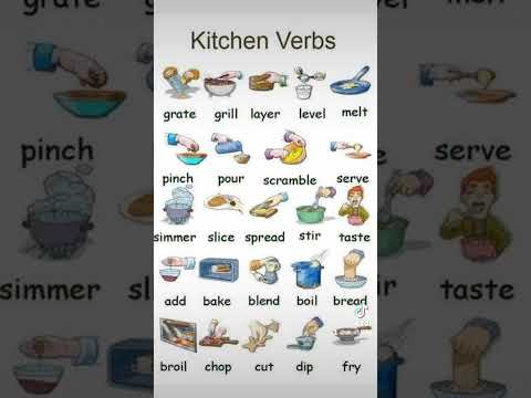 أفعال نستخدمها في المطبخ تعليم انجليزي كلمات جرامر في دقيقة انجلش اكسبلور