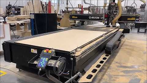 2018 Multicam 5208-R-H Used CNC Router Ref # 8072245