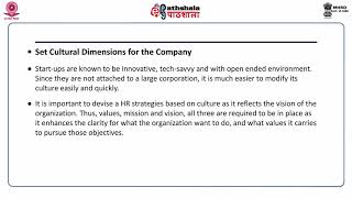 HR in Start - up