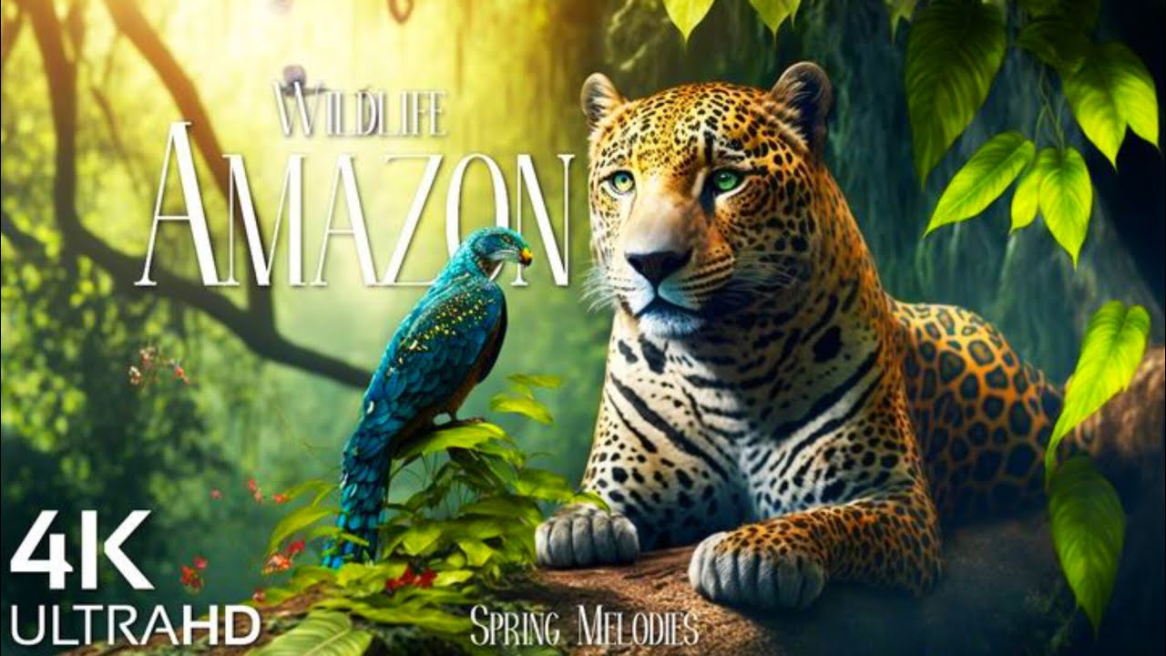 This Amazon Jungle Will Melt Your Stress Away (4K Nature) | The Most Relaxing Jungle Sounds on Earth