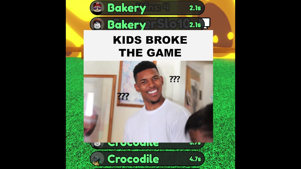 Kids Broke The Game 💔 #roblox