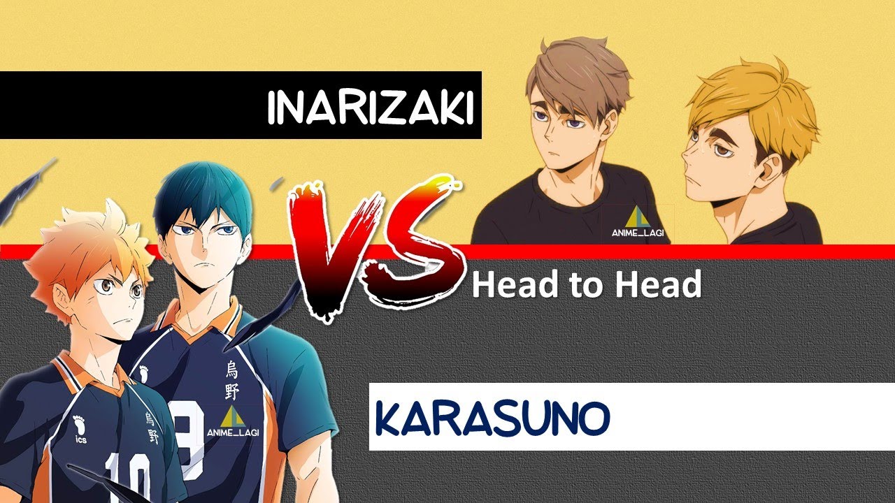 KARASUNO High (2) VS (1) INARIZAKI High Haikyuu!! (Head to Head