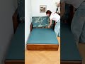 くつろぎながらスッキリ片付く。収納付きソファベッド📦🛋️✨ #収納付きソファ #ソファベッド #リビング収納 #実用家具 #コンパクト家具 #home #furniture #shorts #家具