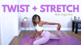 Yoga to Release Tension | Gentle Full Body Twist Flow (25 Min)