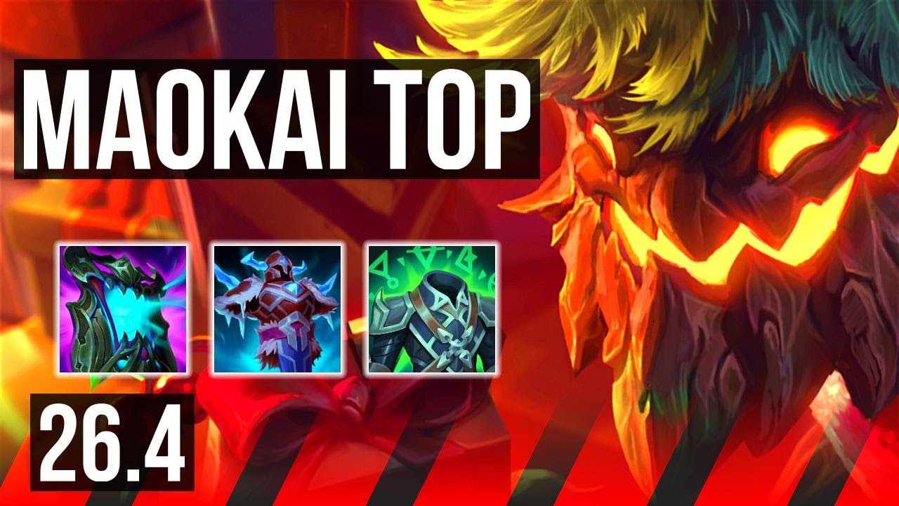 MAOKAI vs SETT (TOP) | 27K damage | KR Master | 26.4
