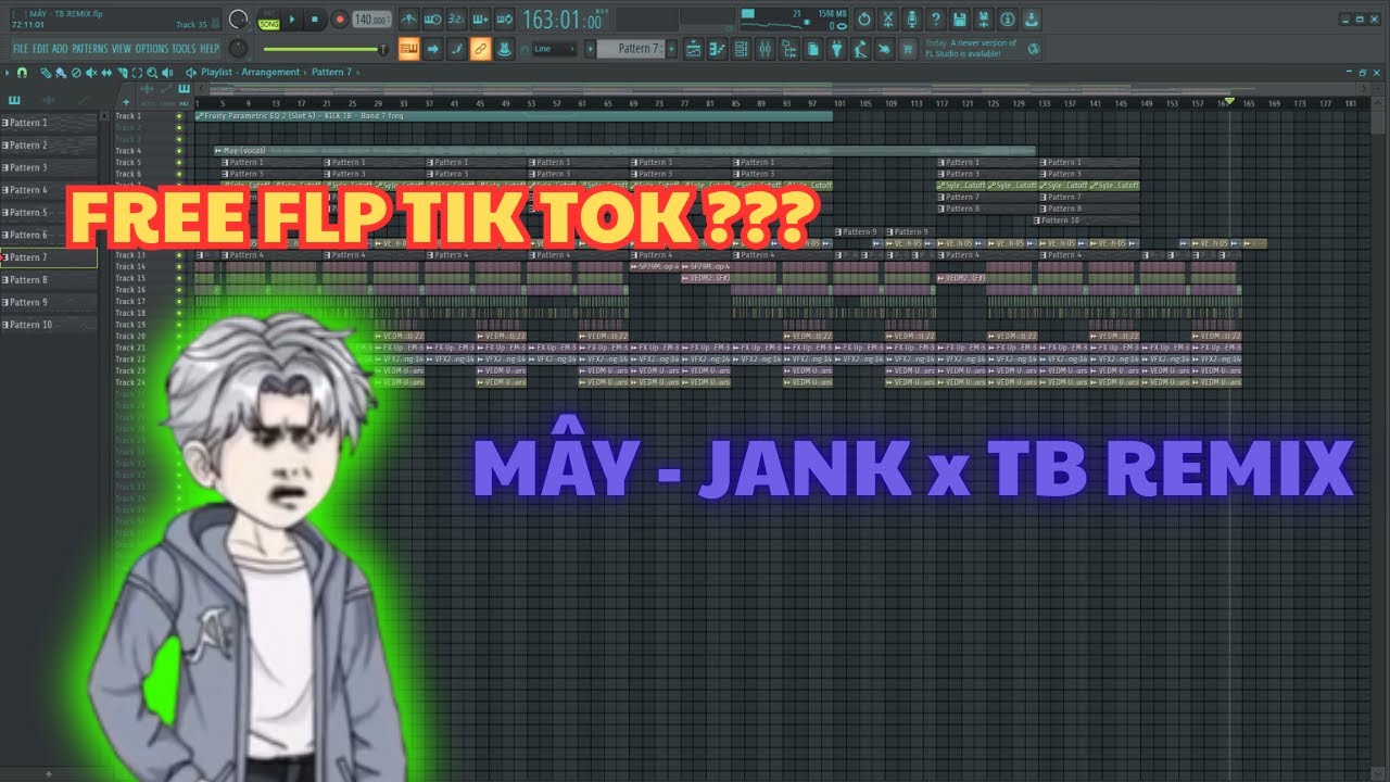 Free FLP Tik Tok - Mây Jank ( TB Remix ) Nhạc Remix Thịnh Hành Tik Tok 2026