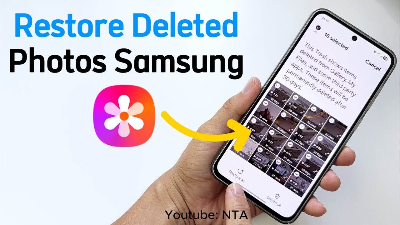 How to Recover Deleted Photos on Samsung Phone - YouTube