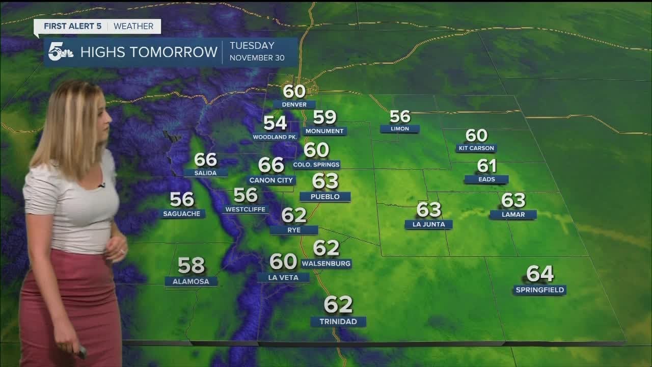 Breezy cold front arrives Tuesday morning in Colorado - YouTube